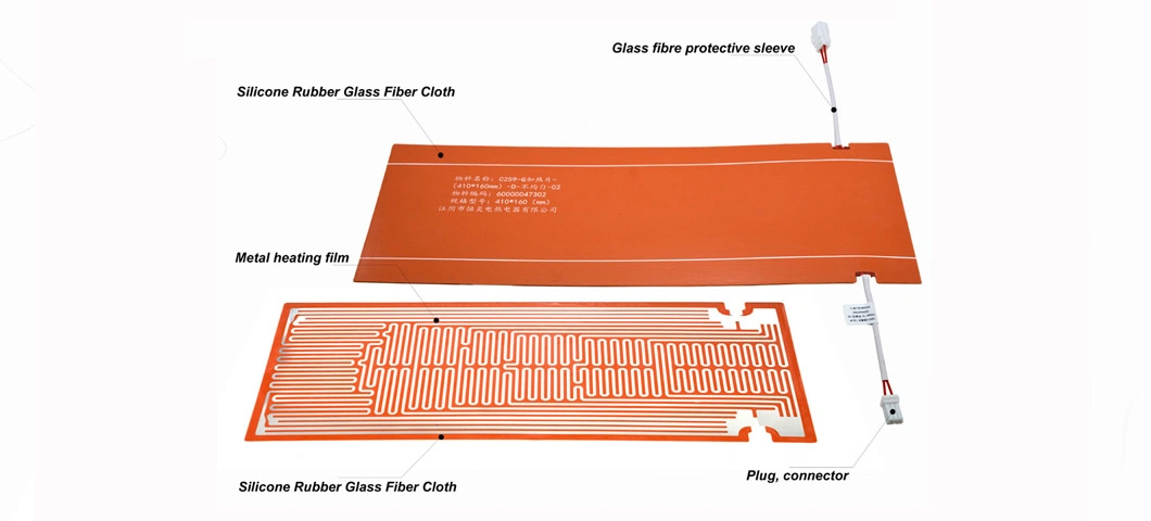 Portable Oil Drum Heater Silicone Rubber Heating Blanket with Temperature Controller