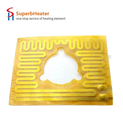 Flexible Lightweight Electric Pi Heating Film Thin Ploymide Heater for Car Mirror Defrosting
