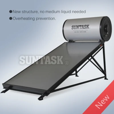 Flat Plate Solar Hot Water Heater for Overheating Protection