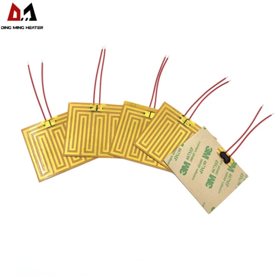 400X300 mm Polyimide Heaters Thick Film Heating Element 24V 30W